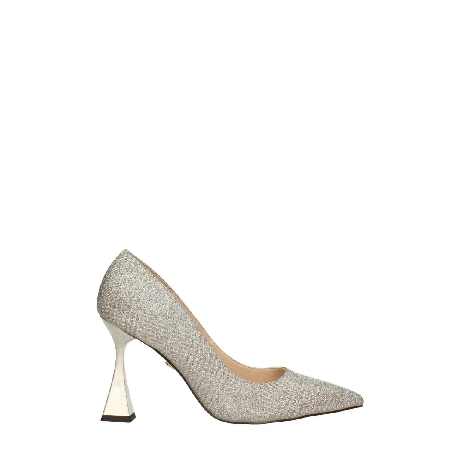 Tata Italia Pumps glitterate. Tacco piramidale alto 9cm New