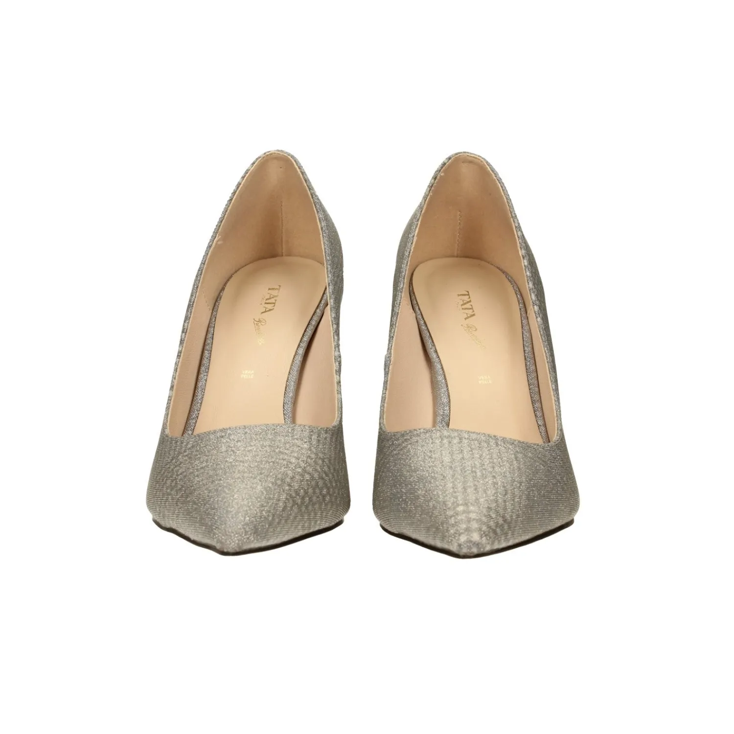 Tata Italia Pumps glitterate. Tacco piramidale alto 9cm New