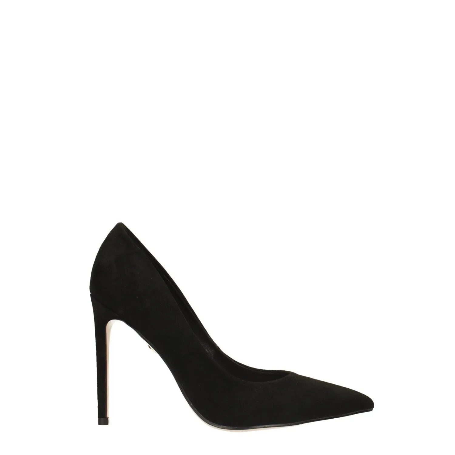 Tata Italia Pumps in microfibra con scollo tondo. Stiletto alto 11cm Nero Best