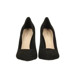 Tata Italia Pumps in microfibra con scollo tondo. Stiletto alto 11cm Nero Best