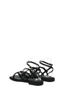 Tata Italia Sandali bassi con listini incrociati Nero New