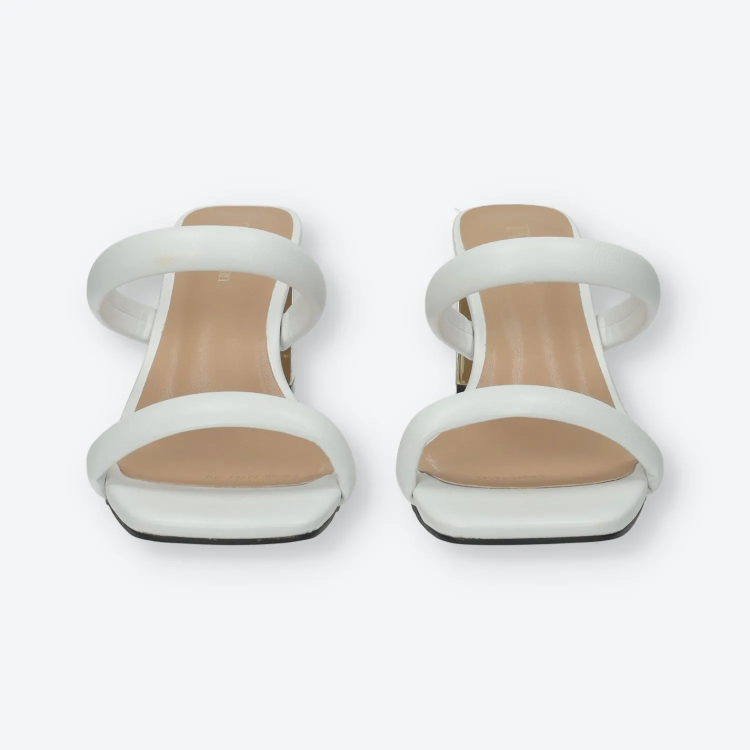 Tata Italia Sandali con doppia fascia.Tacco alto 6cm Bianco Hot