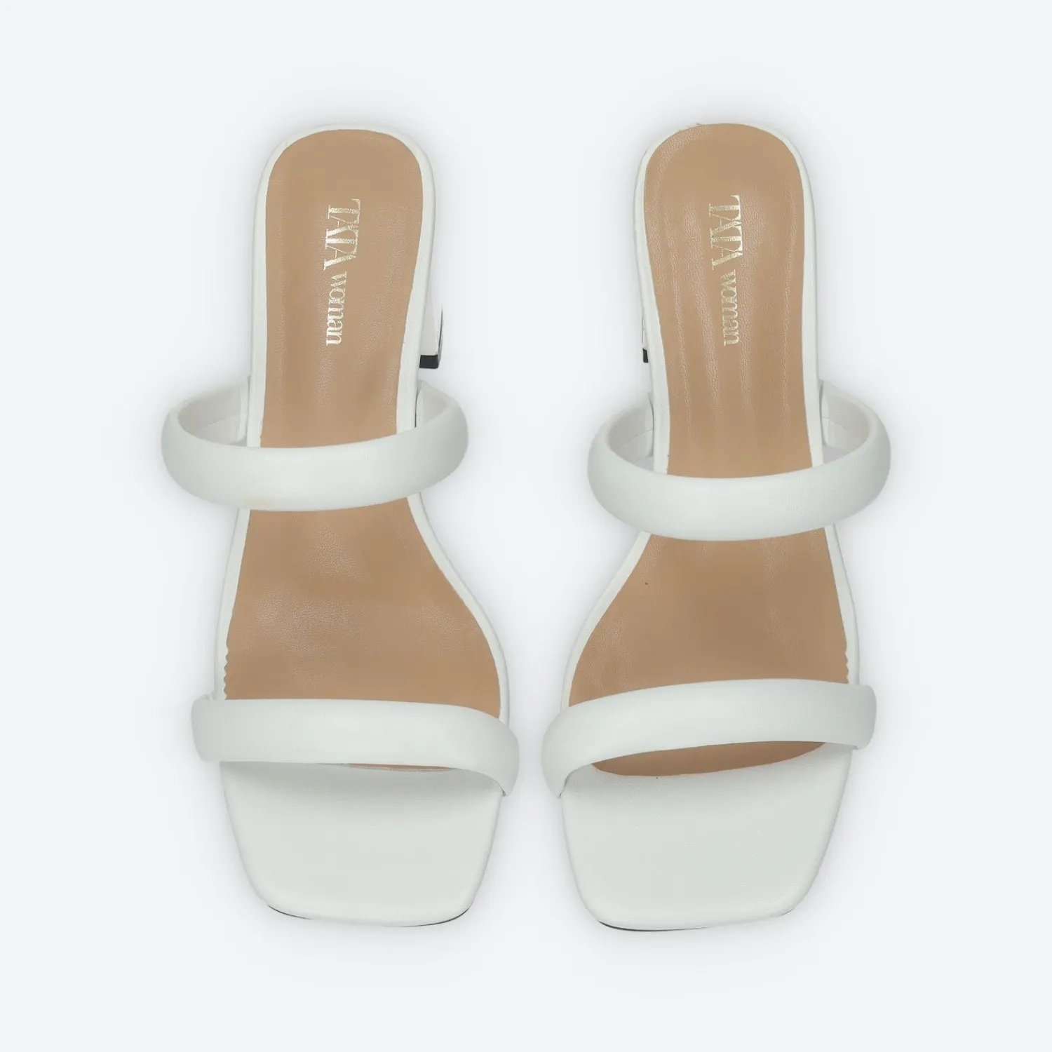 Tata Italia Sandali con doppia fascia.Tacco alto 6cm Bianco Hot
