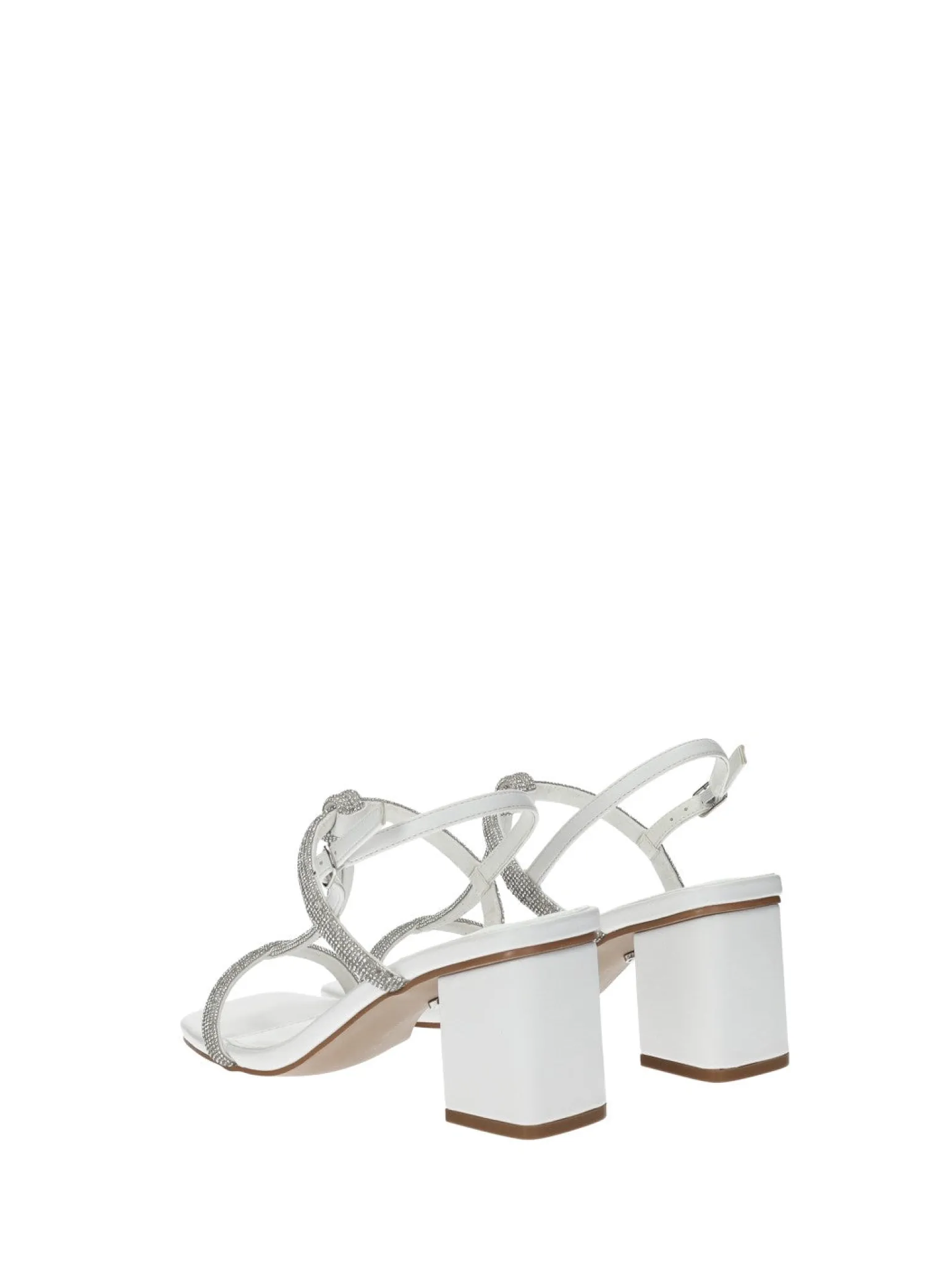 Tata Italia Sandali con listini strass Bianco