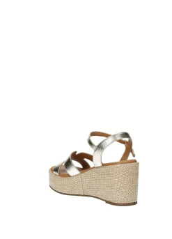 Tata Italia Sandali con zeppa Oro Outlet