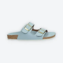 Tata Italia Sandali flat con doppia fibbia. Made in Italy Hot