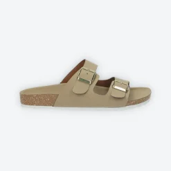 Tata Italia Sandali flat con doppia fibbia. Made in Italy Hot