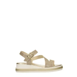 Tata Italia Sandali flat con inserto lucido Oro Outlet