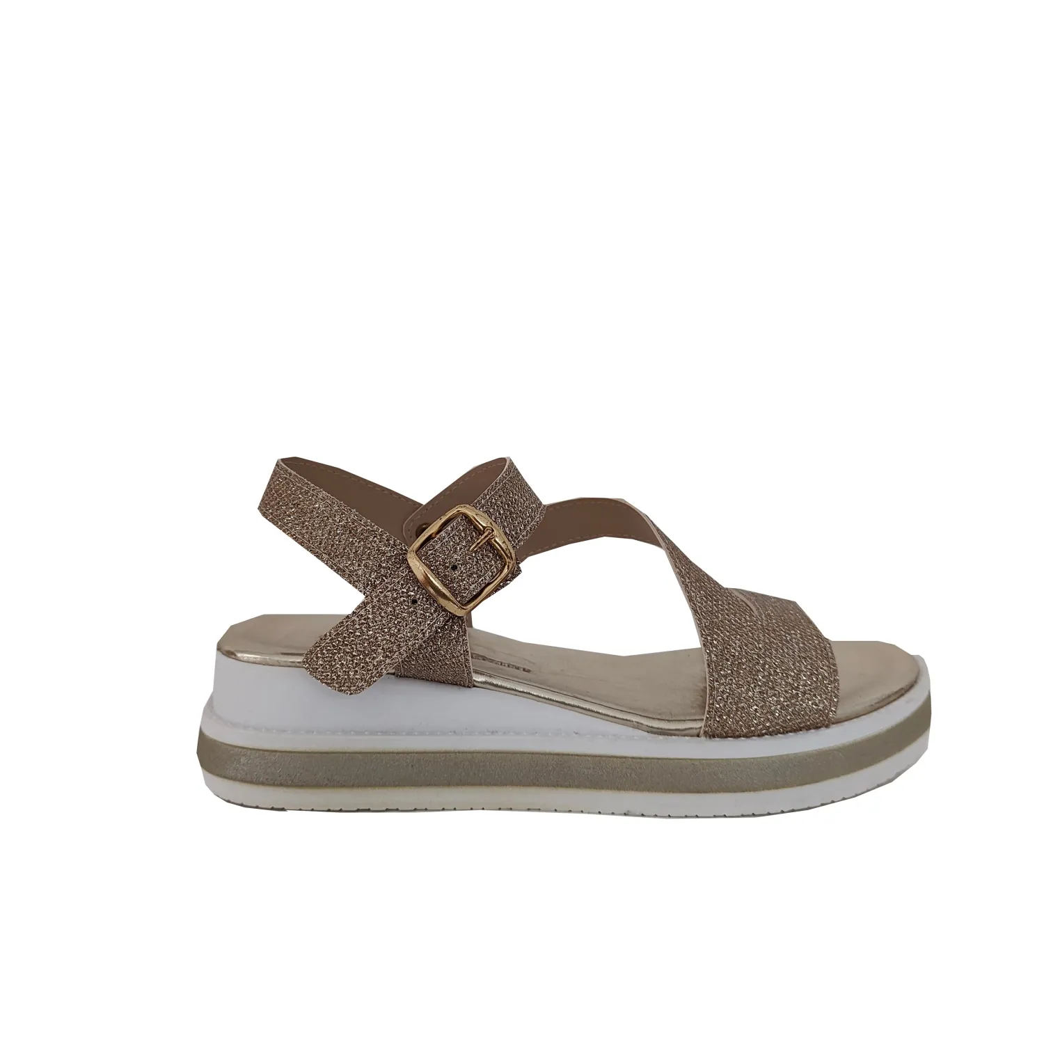 Tata Italia Sandali flat con inserto lucido Oro Outlet