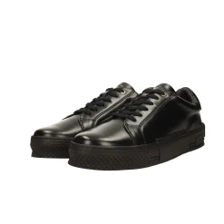 Tata Italia Sneakers basse in vera pelle total black Nero Online