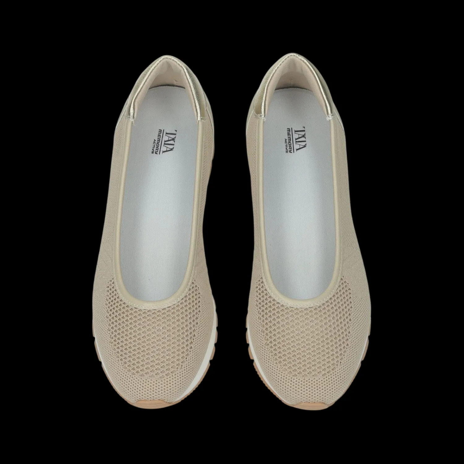 Tata Italia Sneakers con effetto calza Taupe Outlet