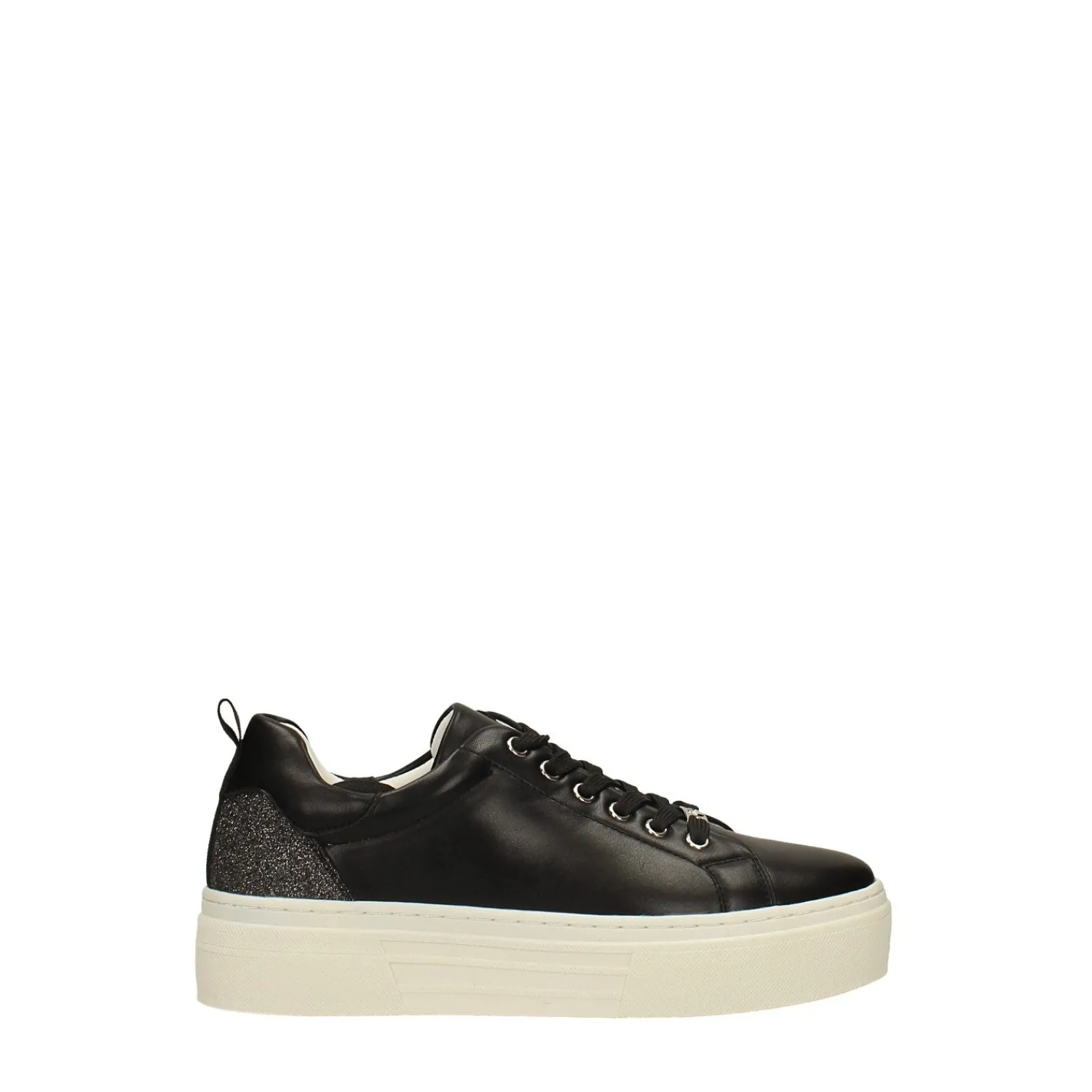 Tata Italia Sneakers con inserto glitterato. suola alta 3.5cm