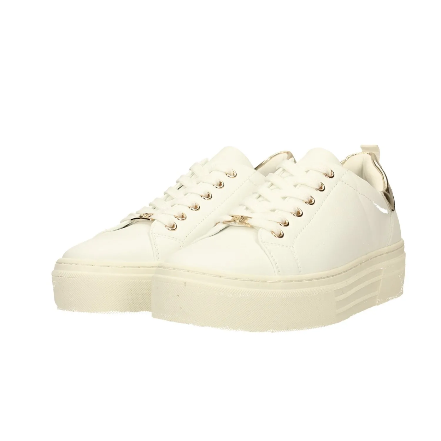 Tata Italia Sneakers con inserto glitterato. suola alta 3.5cm