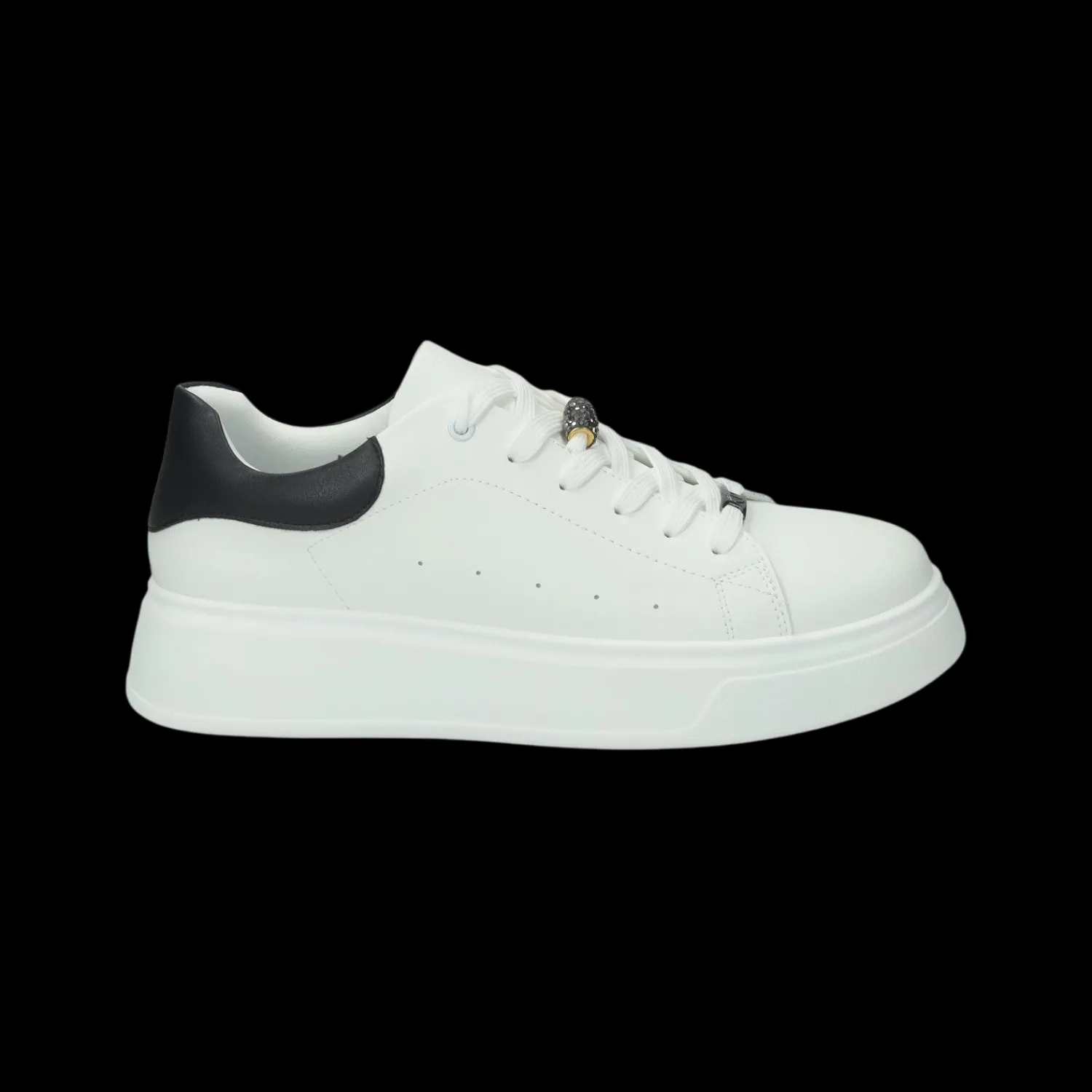 Tata Italia Sneakers con inserto in gioiello.Tacco alto 3cm Bianco Online