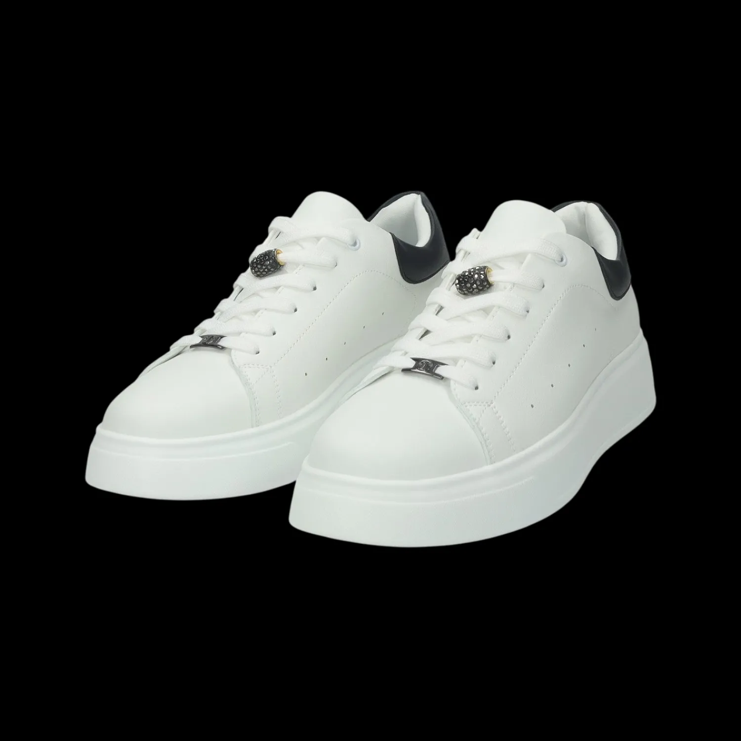 Tata Italia Sneakers con inserto in gioiello.Tacco alto 3cm Bianco Online