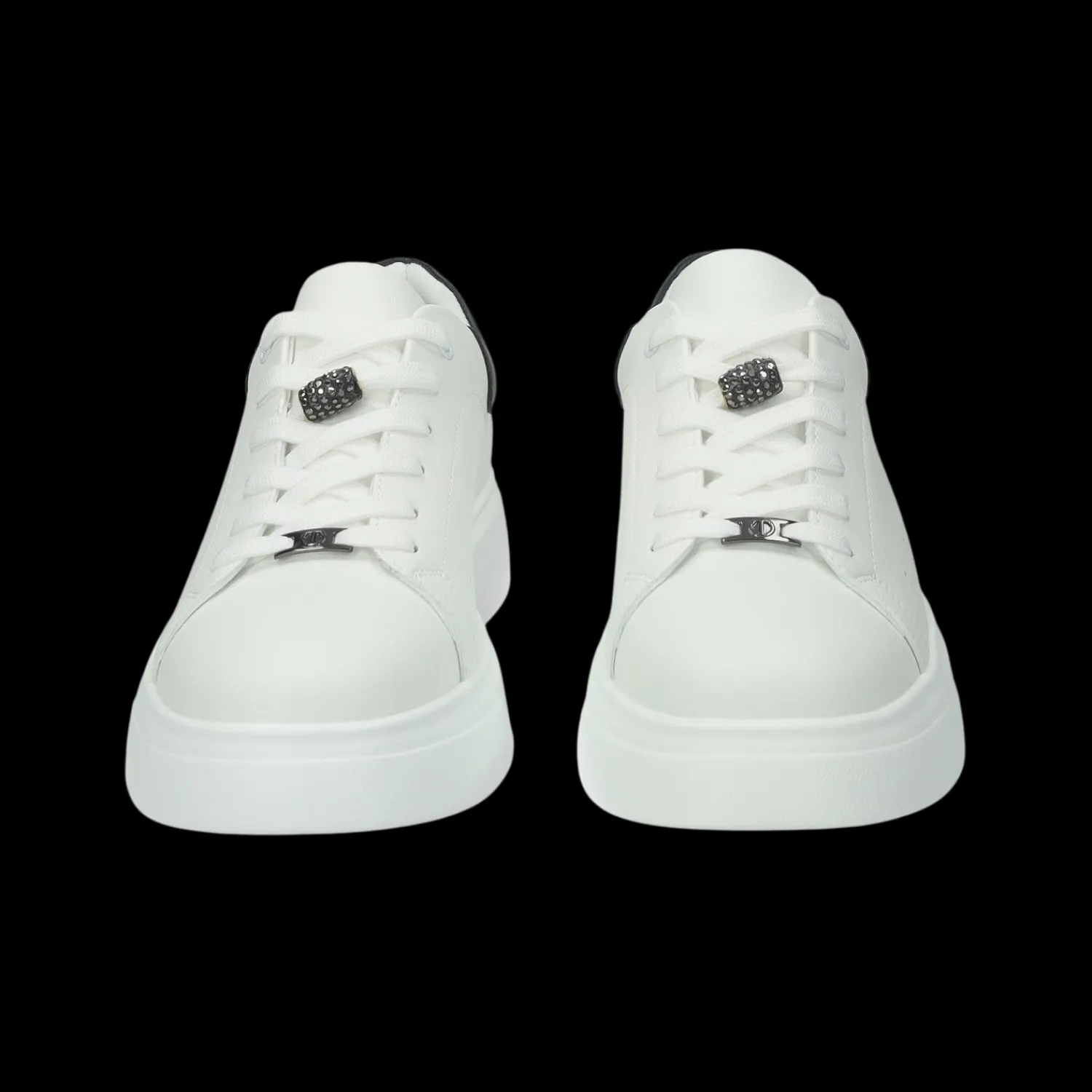 Tata Italia Sneakers con inserto in gioiello.Tacco alto 3cm Bianco Online