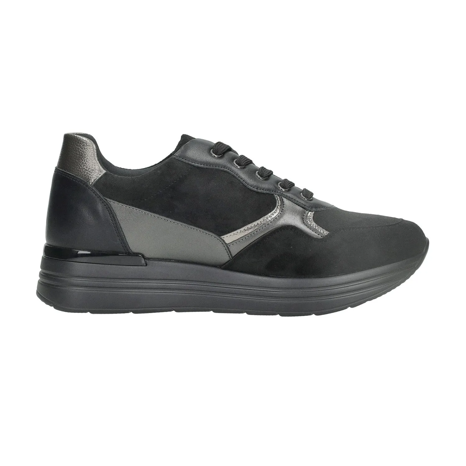 Tata Italia Sneakers con mini zeppa.Tacco alto 4 cm Nero Sale