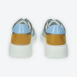 Tata Italia Sneakers platform.Tacco alto 4 cm Blu Clearance