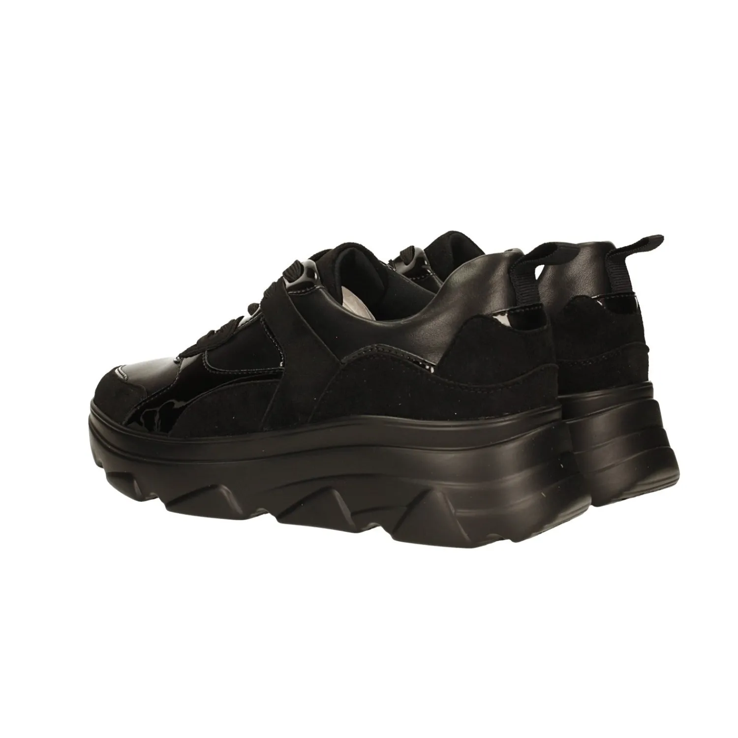 Tata Italia Sneakers total black. Suola alta 5cm Nero Online