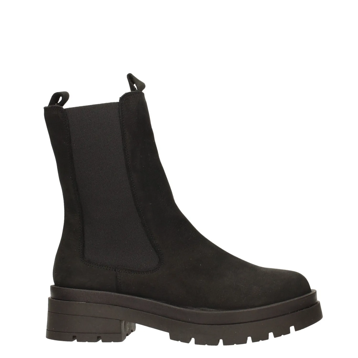 Tata Italia Stivaletti chelsea con suola carrarmato. Tacco alto 5cm Nero Hot
