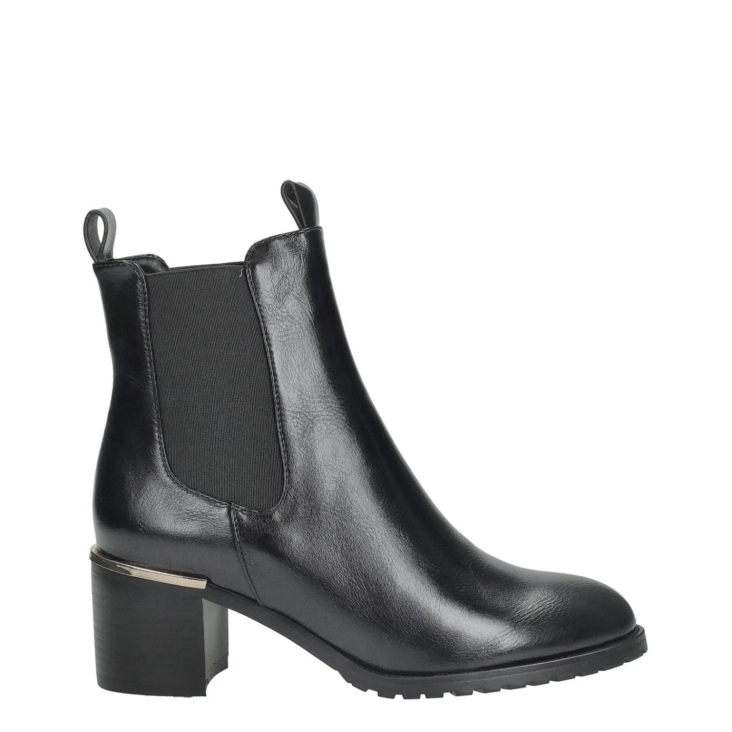 Tata Italia Stivaletti con banda elastica.Tacco alto 6cm Nero Discount