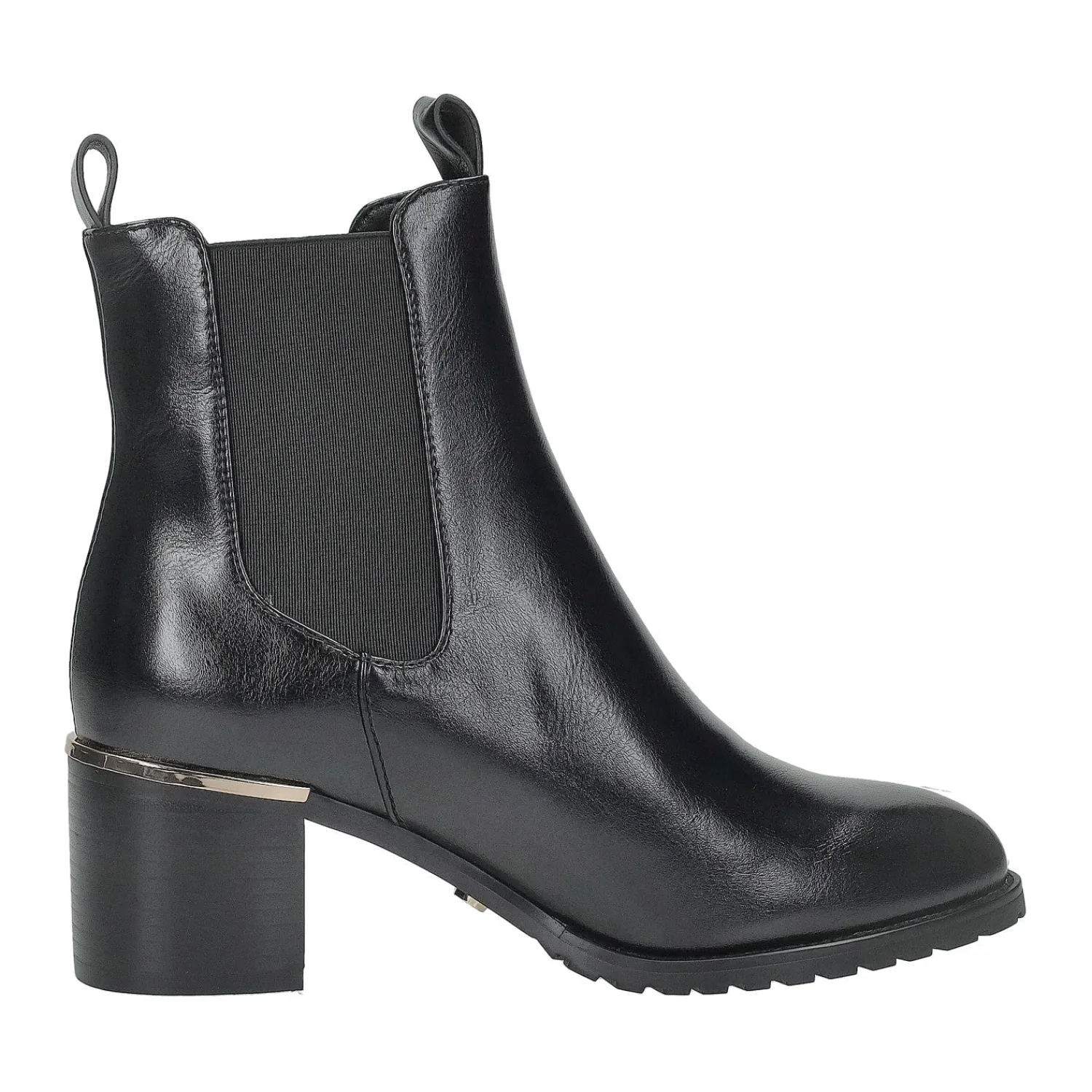 Tata Italia Stivaletti con banda elastica.Tacco alto 6cm Nero Discount