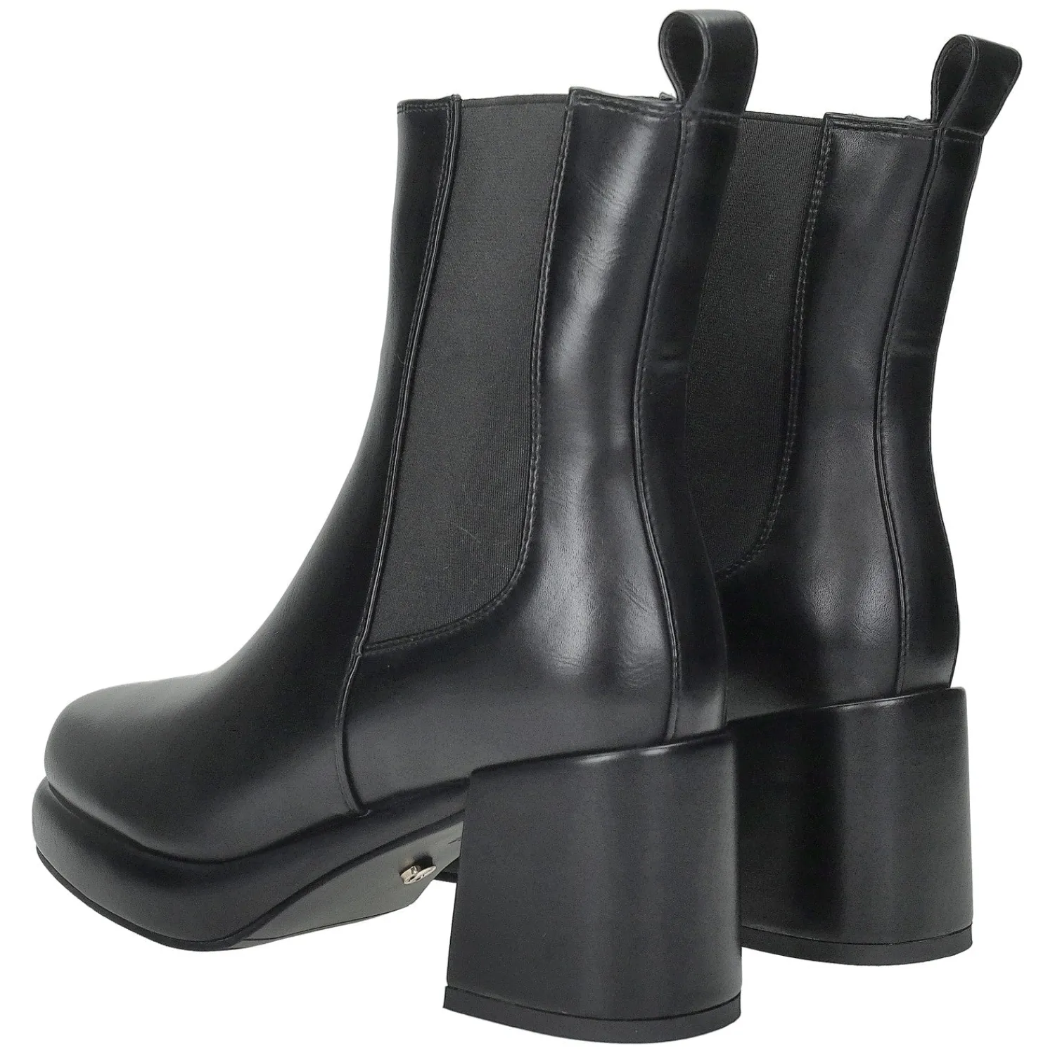 Tata Italia Stivaletti con bande elasticizzate. Tacco alto 7cm Nero Best