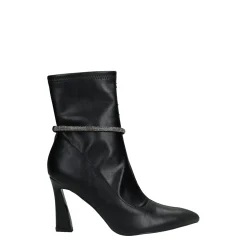Tata Italia Stivaletti con cordino in strass.Tacco alto 9cm Nero Online