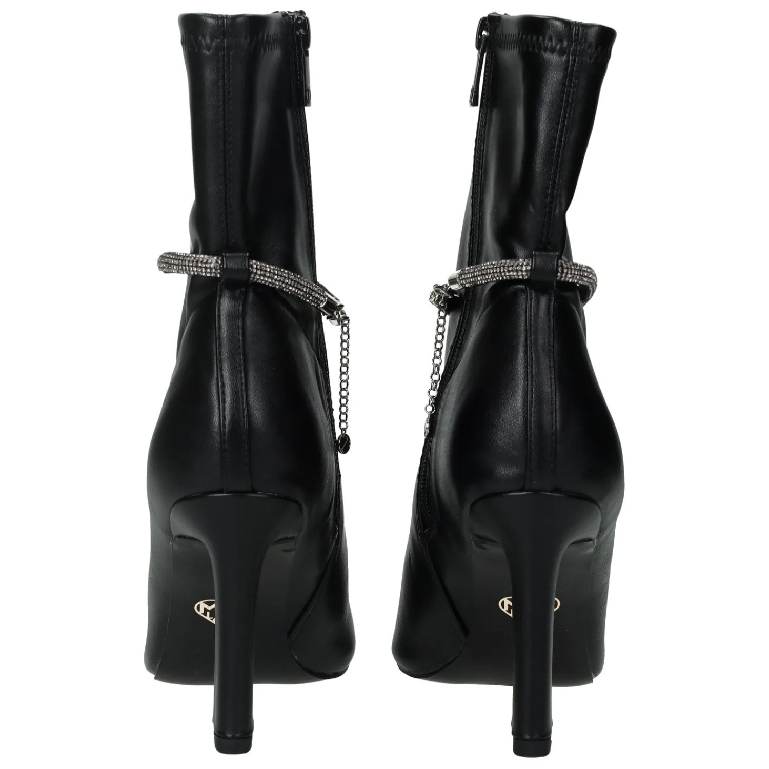 Tata Italia Stivaletti con cordino in strass.Tacco alto 9cm Nero Online