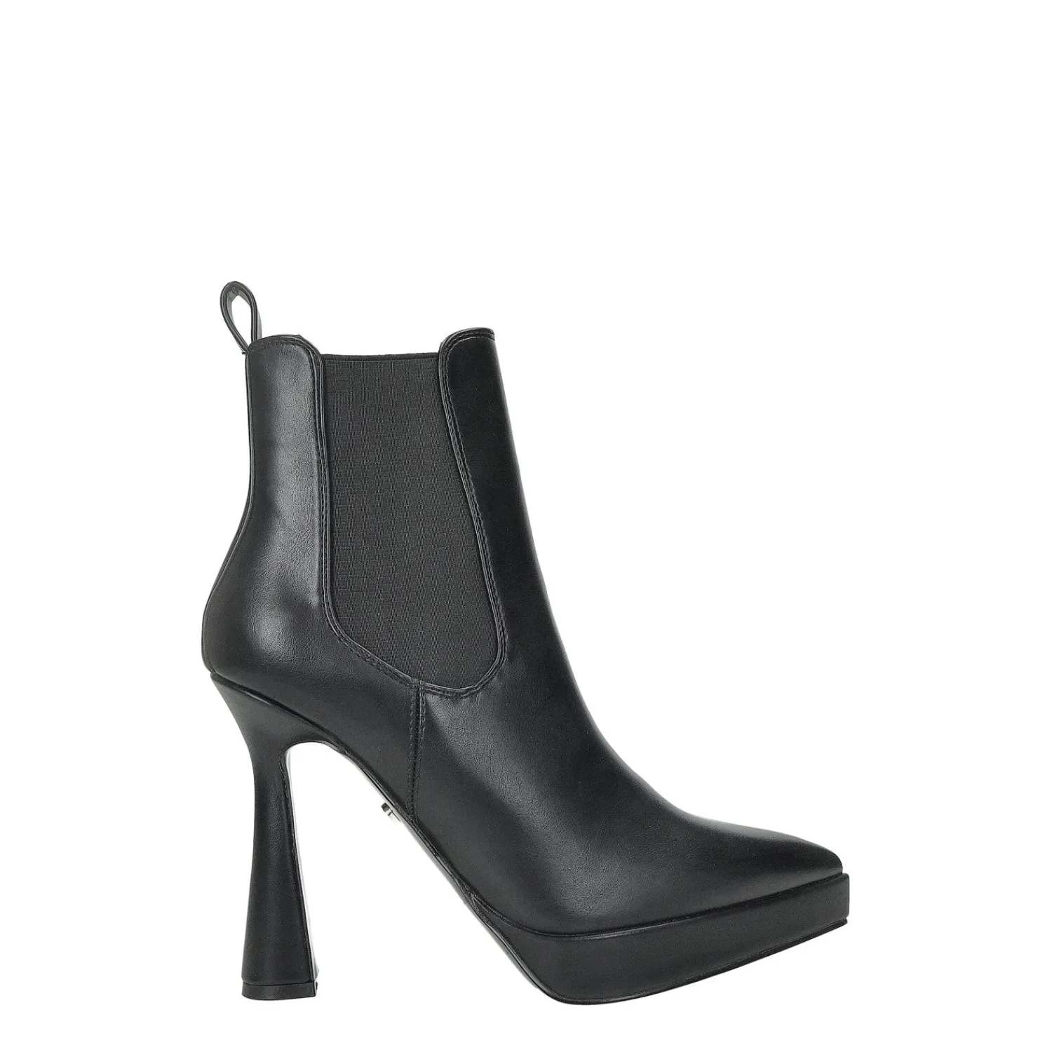 Tata Italia Stivaletti con dettagli stretch.Tacco alto 12cm Nero New