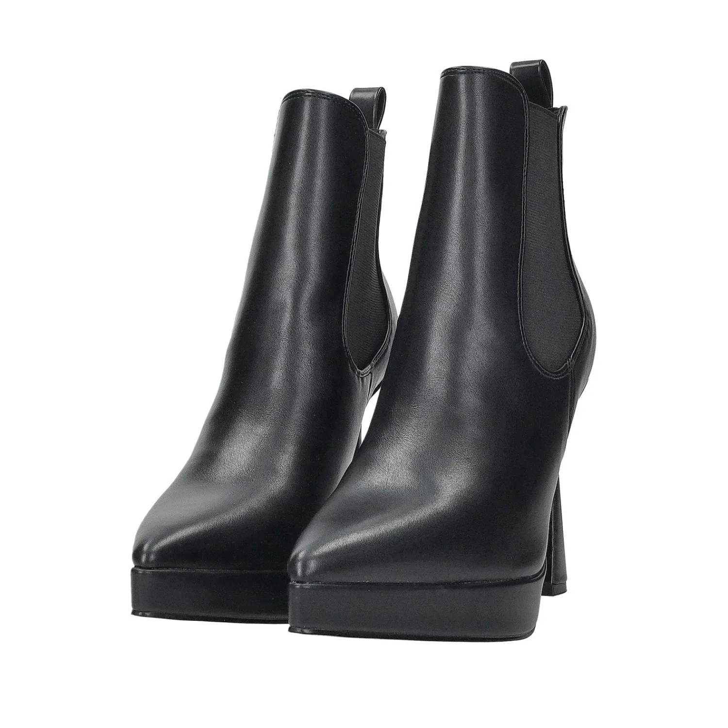 Tata Italia Stivaletti con dettagli stretch.Tacco alto 12cm Nero New