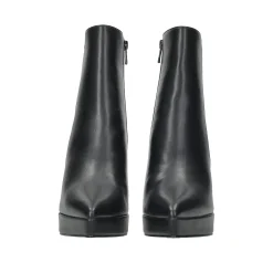 Tata Italia Stivaletti con dettagli stretch.Tacco alto 12cm Nero New