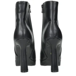 Tata Italia Stivaletti con dettagli stretch.Tacco alto 12cm Nero New