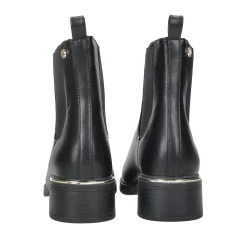 Tata Italia Stivaletti con dettaglio metallizzato.Tacco alto 4cm Nero Outlet