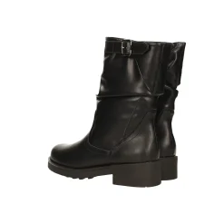 Tata Italia Stivaletti con fibbia. Tacco alto 4cm Nero Discount