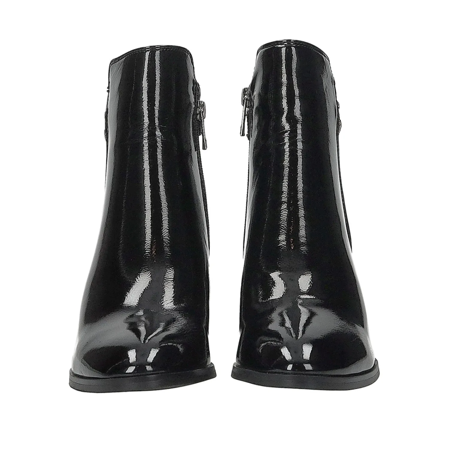 Tata Italia Stivaletti con inserti in strass.Tacco alto 7.5cm Nero Outlet