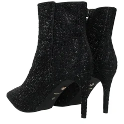 Tata Italia Stivaletti con strass. Tacco alto 9 cm Nero Clearance