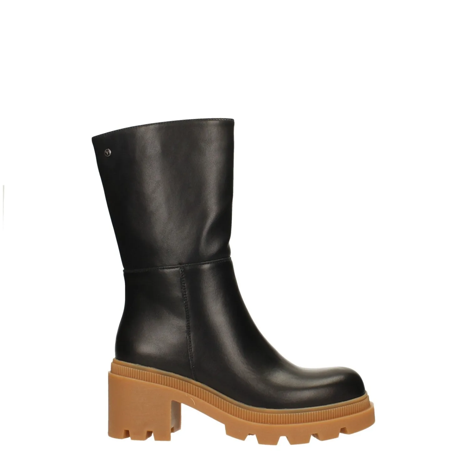 Tata Italia Stivaletti con suola in gomma a contrasto. Tacco alto 5.5cm Nero Discount