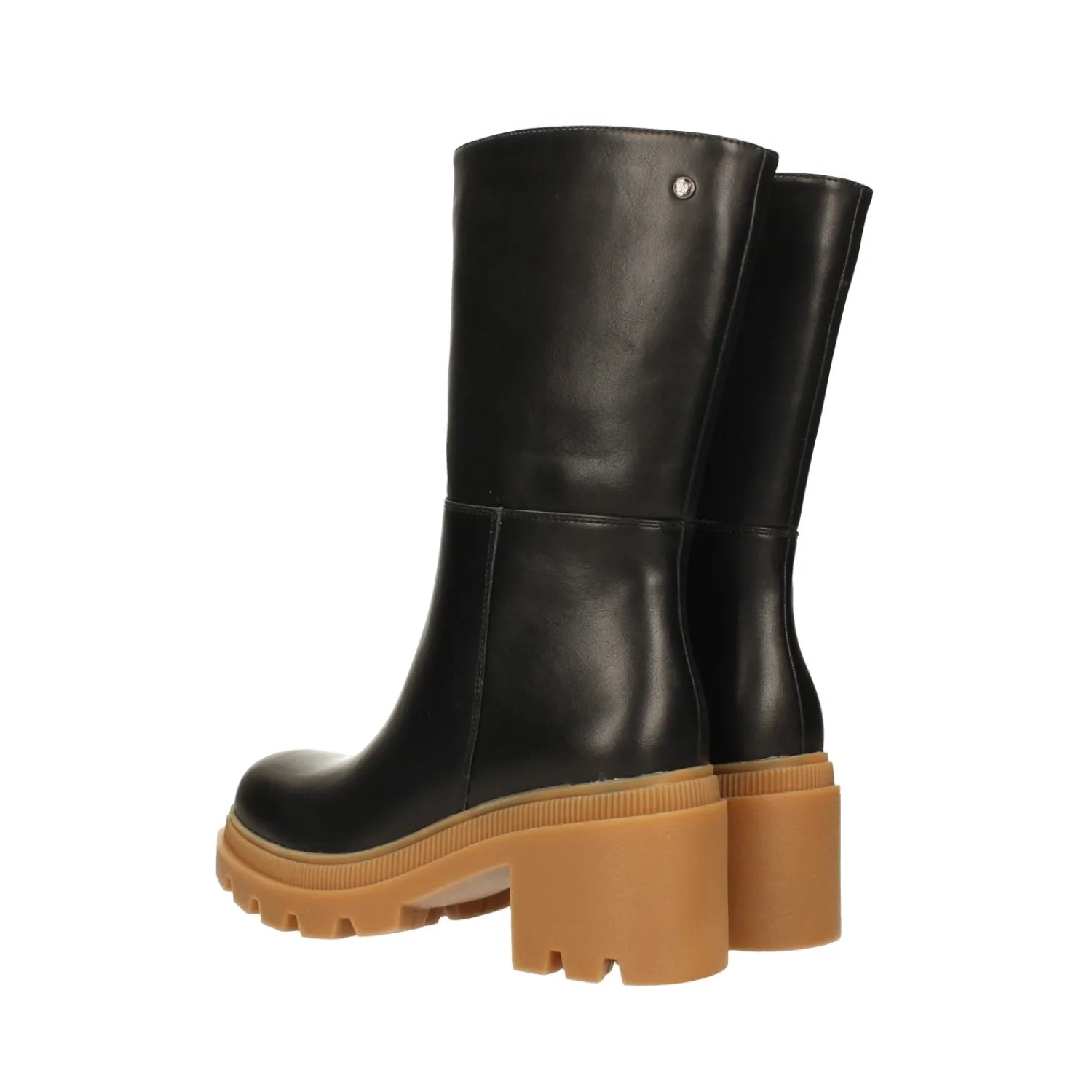 Tata Italia Stivaletti con suola in gomma a contrasto. Tacco alto 5.5cm Nero Discount