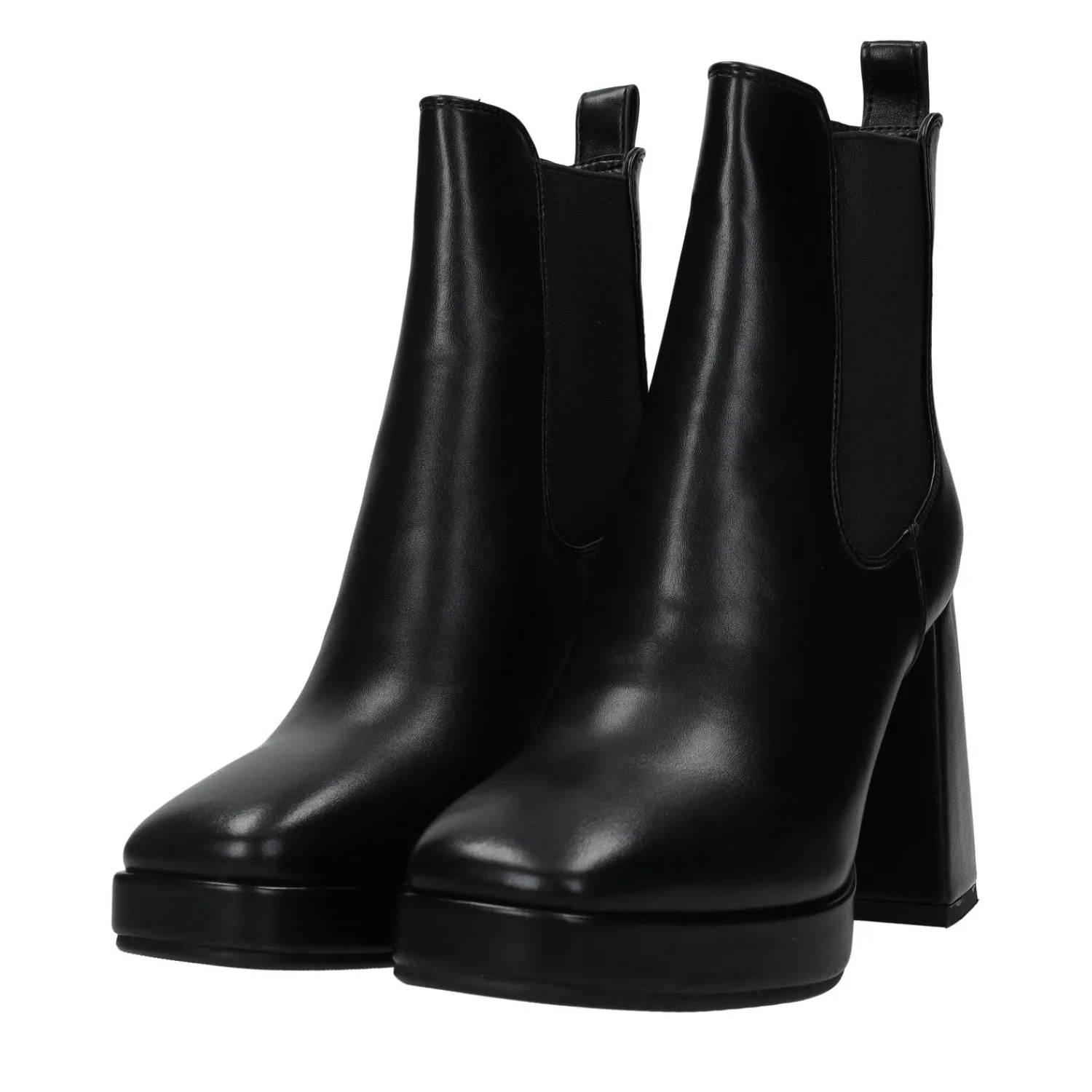 Tata Italia Stivaletti con tacco chunky.Tacco alto 8cm Nero Outlet