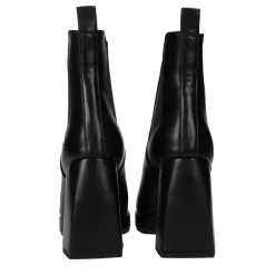 Tata Italia Stivaletti con tacco chunky.Tacco alto 8cm Nero Outlet