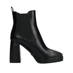 Tata Italia Stivaletti con tacco chunky.Tacco alto 8cm Nero Outlet