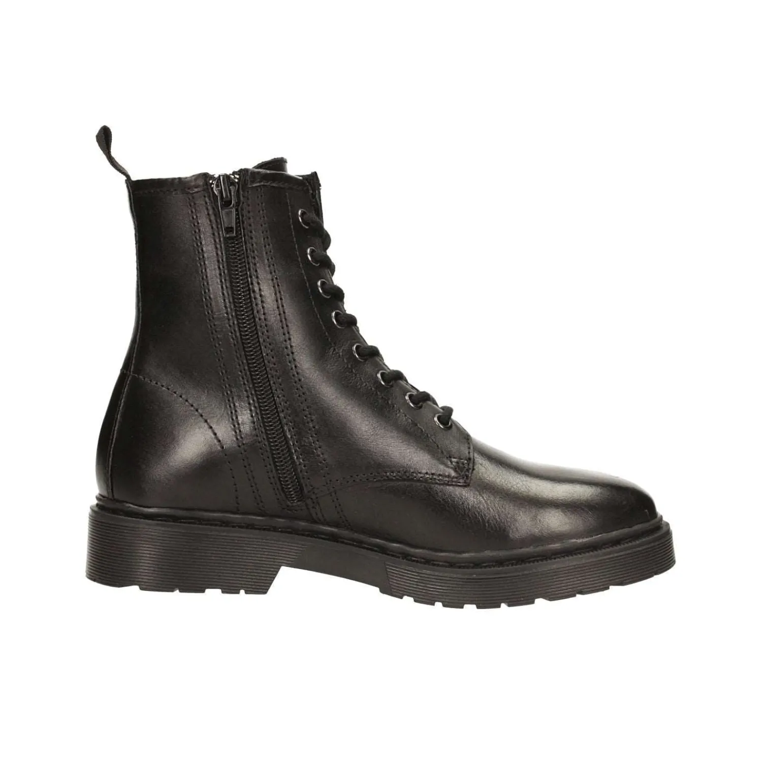 Tata Italia Stivaletti in vera pelle con suola carrarmato Nero New