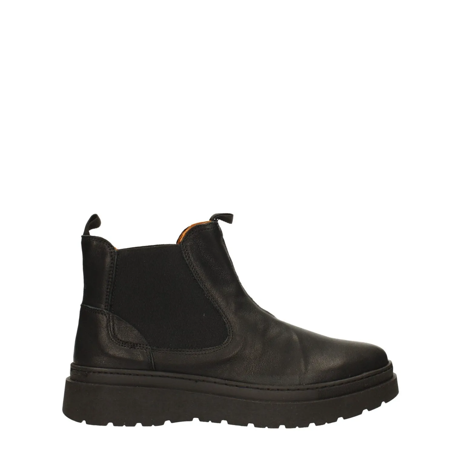 Tata Italia Stivaletti in vera pelle. suola in gomma. Made in Italy Nero New