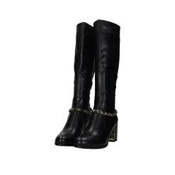 Tata Italia Stivali con catena.Tacco alto 5cm New