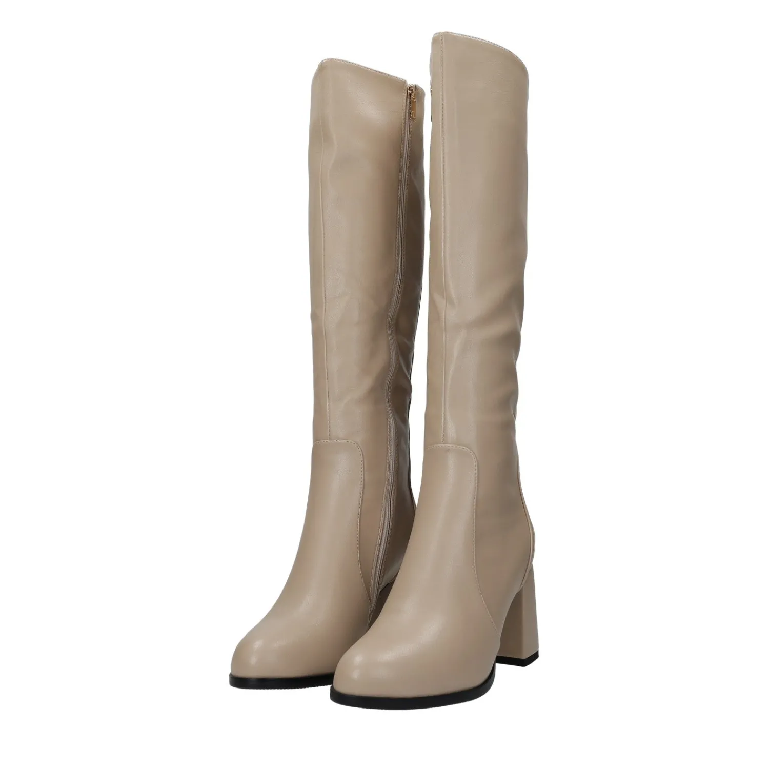 Tata Italia Stivali con doppia zip. Tacco alto 8cm Outlet