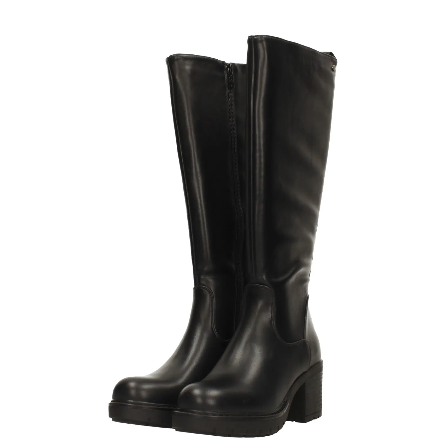 Tata Italia Stivali con punta tonda. Tacco alto 7cm Nero Outlet