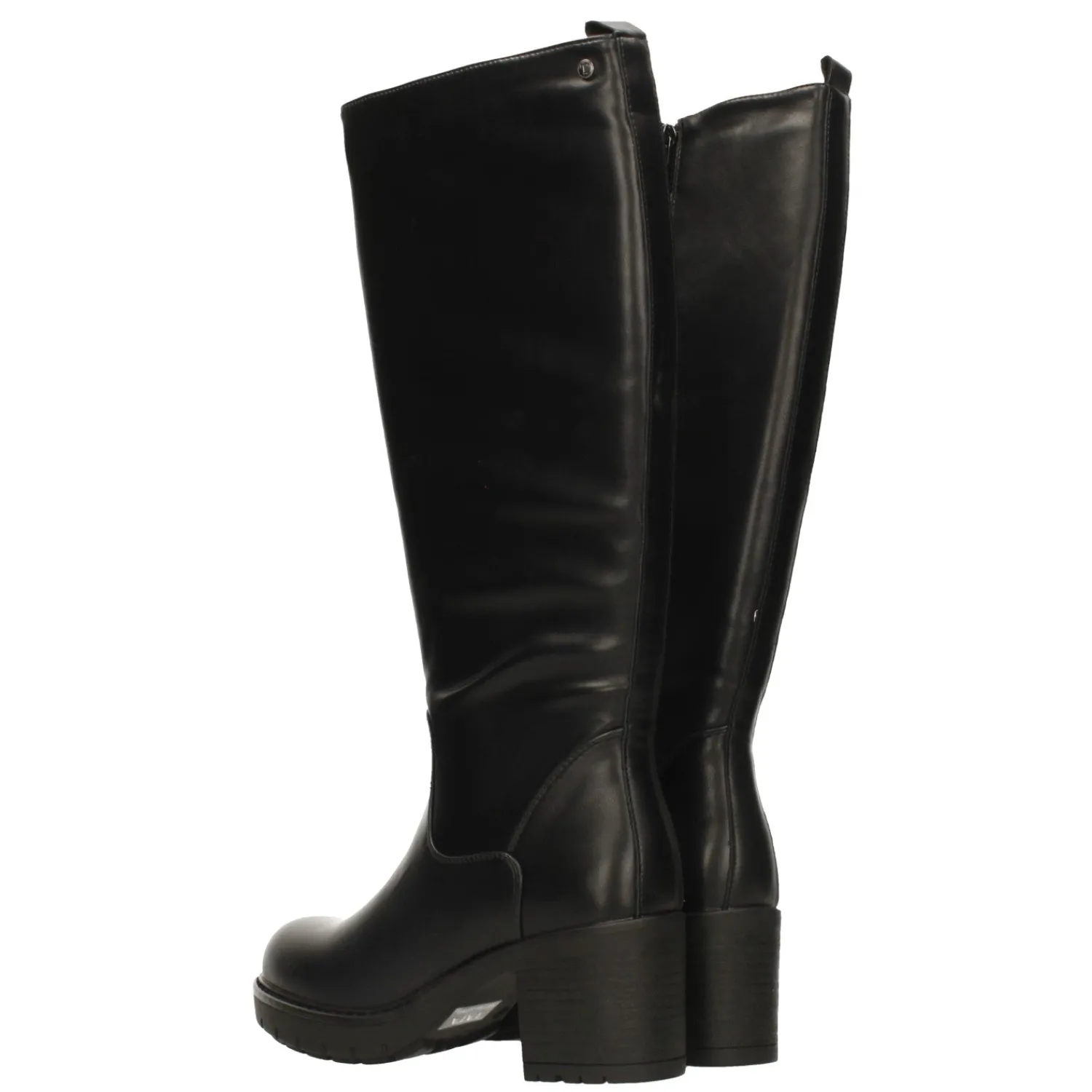 Tata Italia Stivali con punta tonda. Tacco alto 7cm Nero Outlet