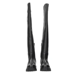 Tata Italia Stivali cuissardes svasati. Tacco alto 3cm Nero Clearance