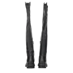 Tata Italia Stivali cuissardes svasati. Tacco alto 3cm Nero Clearance